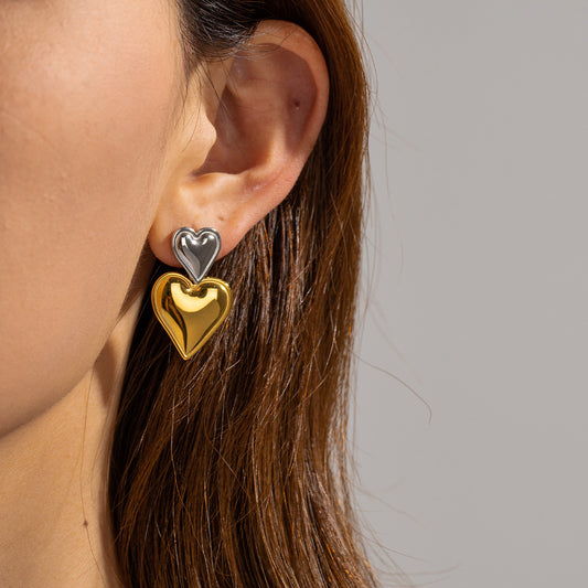 Heart Matching Earrings