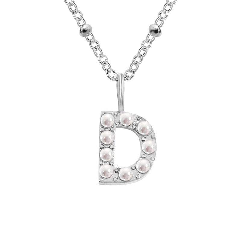 Pearl Letter Pendant