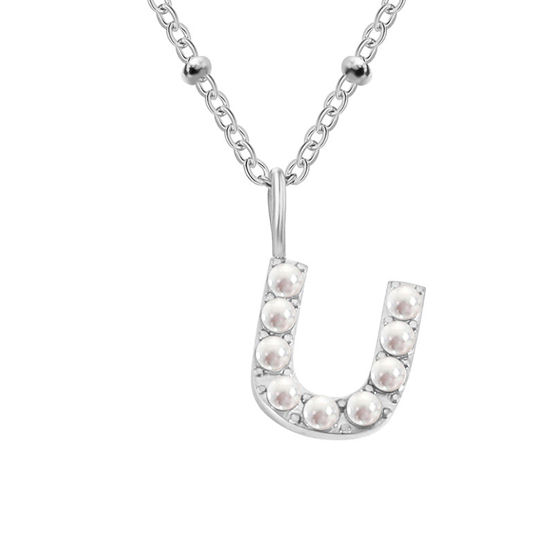 Pearl Letter Pendant