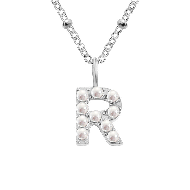 Pearl Letter Pendant