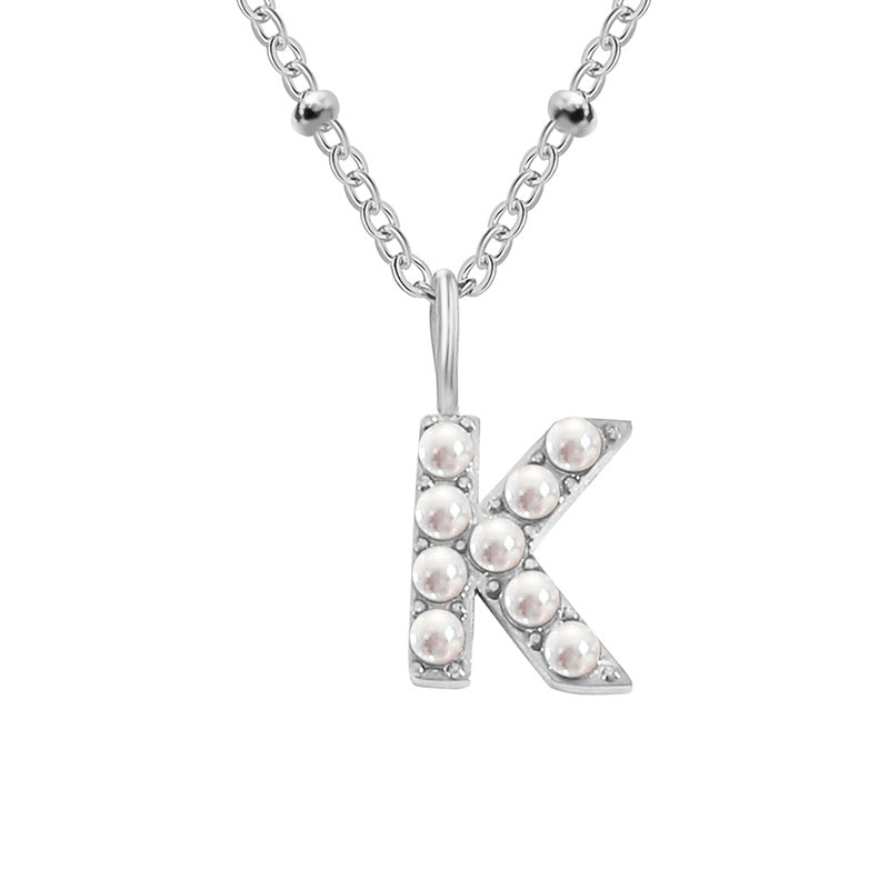 Pearl Letter Pendant