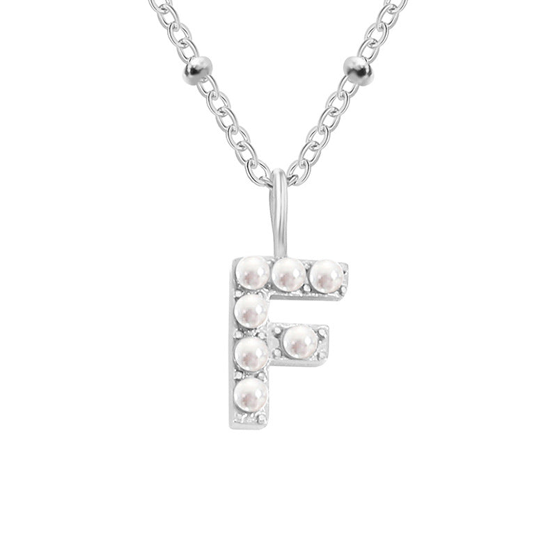 Pearl Letter Pendant